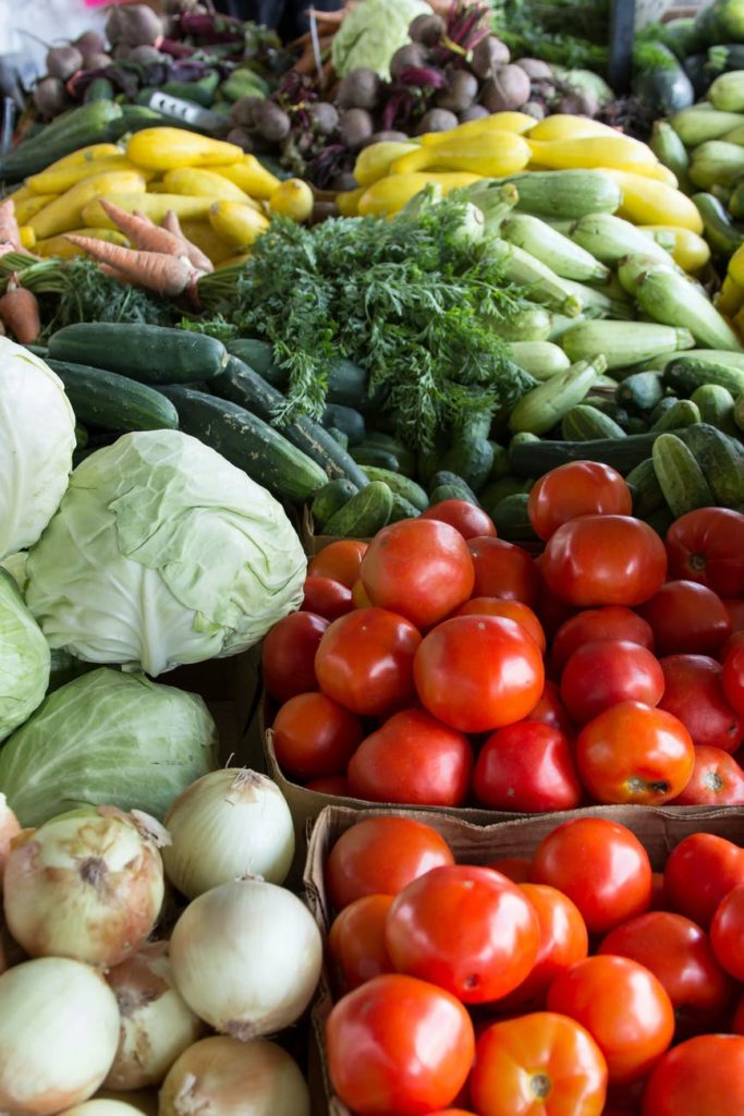 Fresh vegetable trade volume